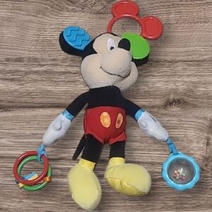 KIDS PREFERRED BABY MICKEY MOUSE ON THE GO PULL DOWN ACTIVITY-TEETHING TOY